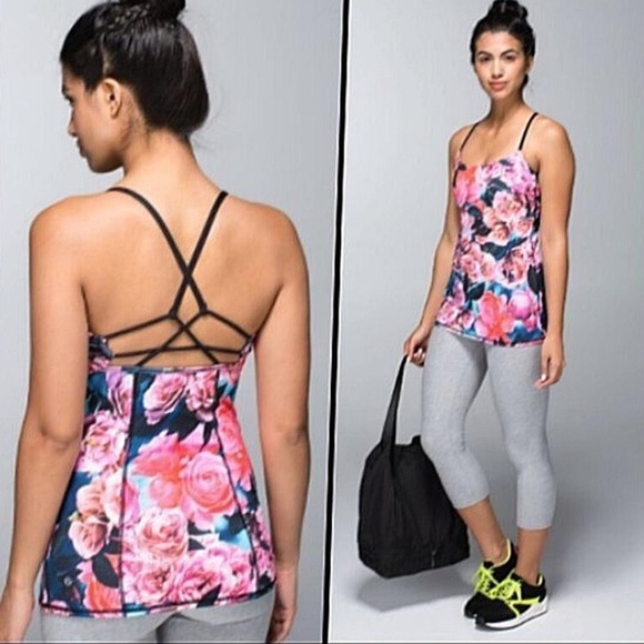 lululemon athletica Tops - Floral Lululemon Dancing Warrior Top